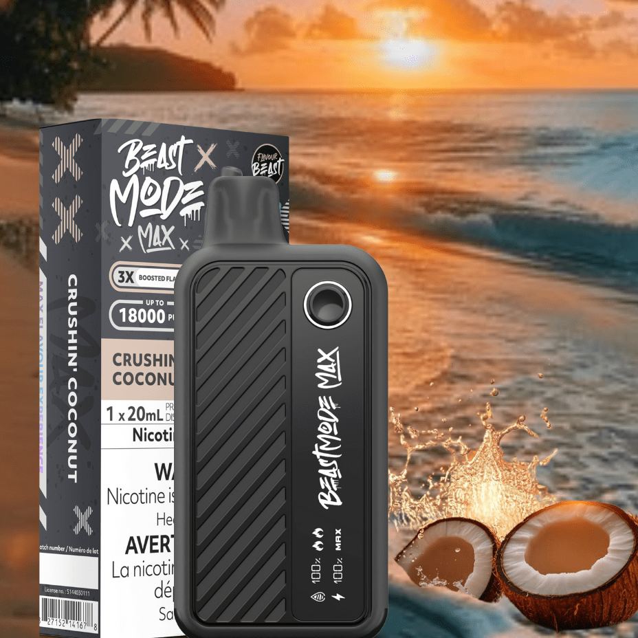 Flavour Beast Beast Mode Max 18k Disposable-Crushin Coconut 20ml / 18000 Puffs Steinbach Vape SuperStore and Bong Shop Manitoba Canada