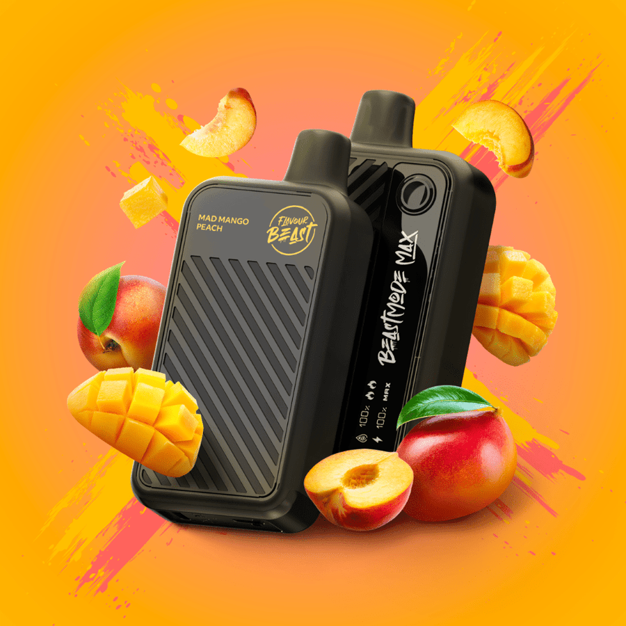 Flavour Beast Beast Mode Max 18k Disposable-Mad Mango Peach 20ml / 18000 Puffs Steinbach Vape SuperStore and Bong Shop Manitoba Canada