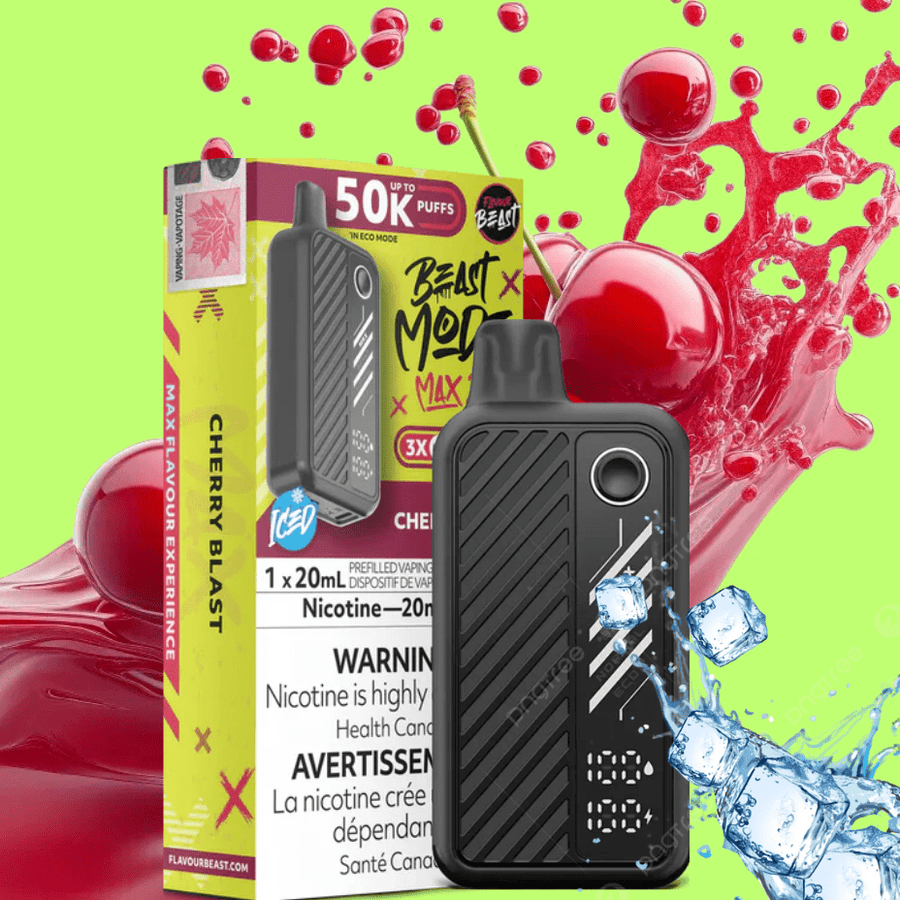 Flavour Beast Max 2 Disposable Vape-Cherry Blast Steinbach Vape SuperStore and Bong Shop Manitoba Canada
