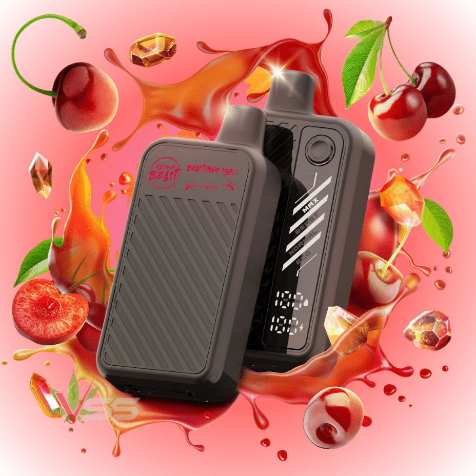 Flavour Beast Max 2 Disposable Vape-Gushin Cherry 20mg / 50000 Puffs Steinbach Vape SuperStore and Bong Shop Manitoba Canada