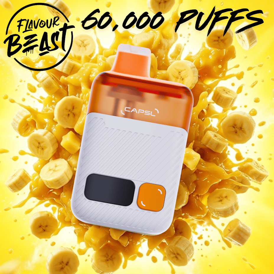 Flavour Beast CAPSL AFX17 60K Disposable Vape-Banana Ice 60K / 20mg/mL Steinbach Vape SuperStore and Bong Shop Manitoba Canada