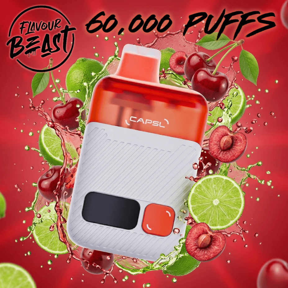 Flavour Beast CAPSL AFX17 60K Disposable Vape-Frizzy Cherry Lime 60K / 20mg/mL Steinbach Vape SuperStore and Bong Shop Manitoba Canada