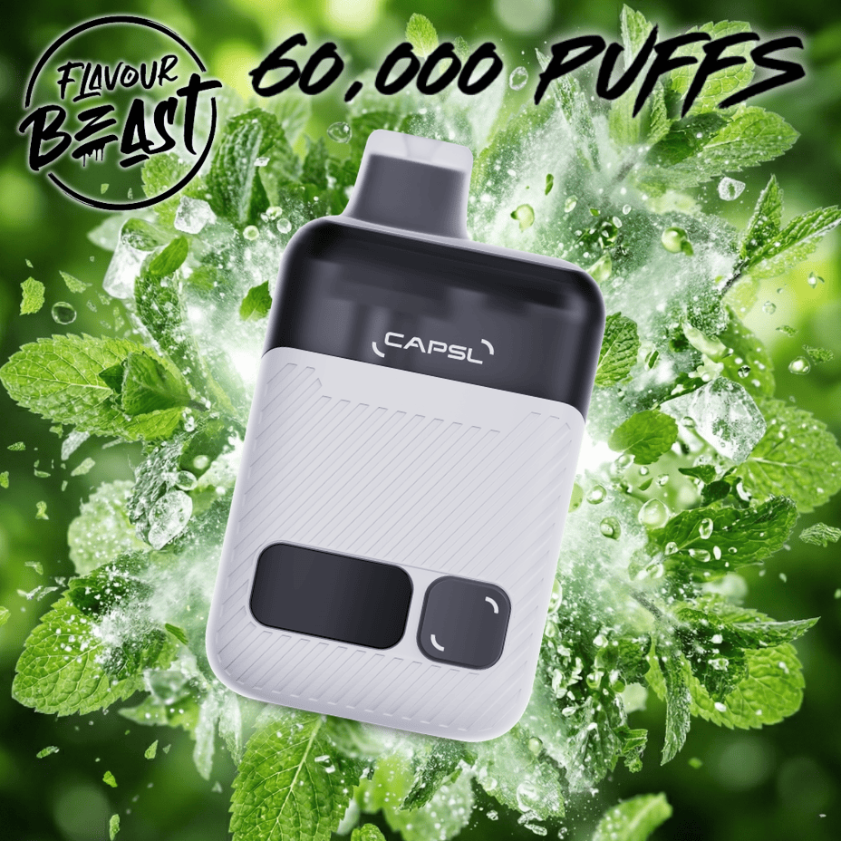 Flavour Beast CAPSL AFX17 60K Disposable Vape-Peppermint Ice 60K / 20mg/mL Steinbach Vape SuperStore and Bong Shop Manitoba Canada