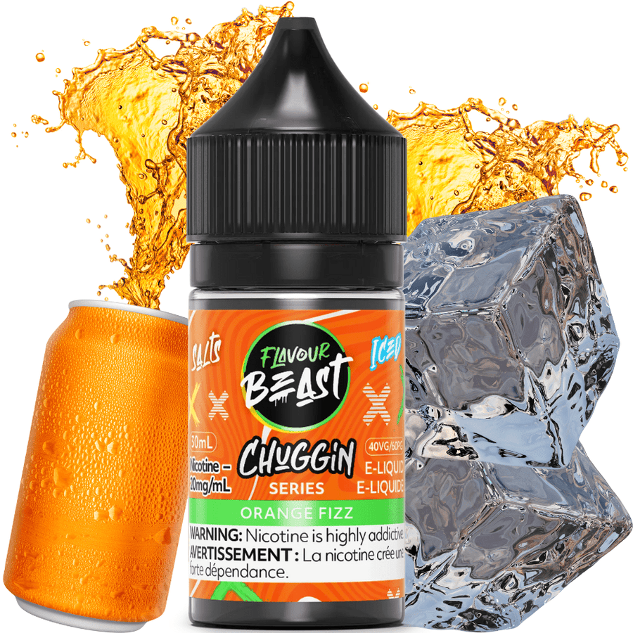 Flavour Beast Chuggin' Salt-Orange Fizz 30ml / 20mg Steinbach Vape SuperStore and Bong Shop Manitoba Canada