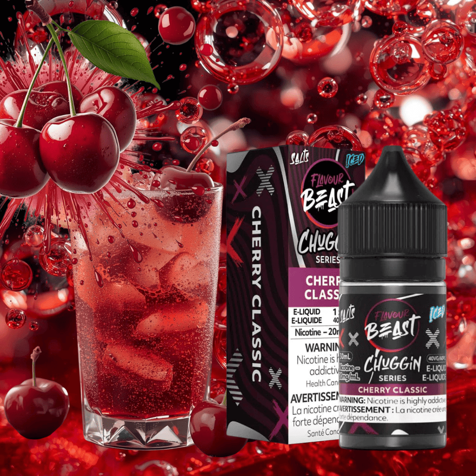 Flavour Beast Chuggin Salts - Cherry Classic 30ml Steinbach Vape SuperStore and Bong Shop Manitoba Canada