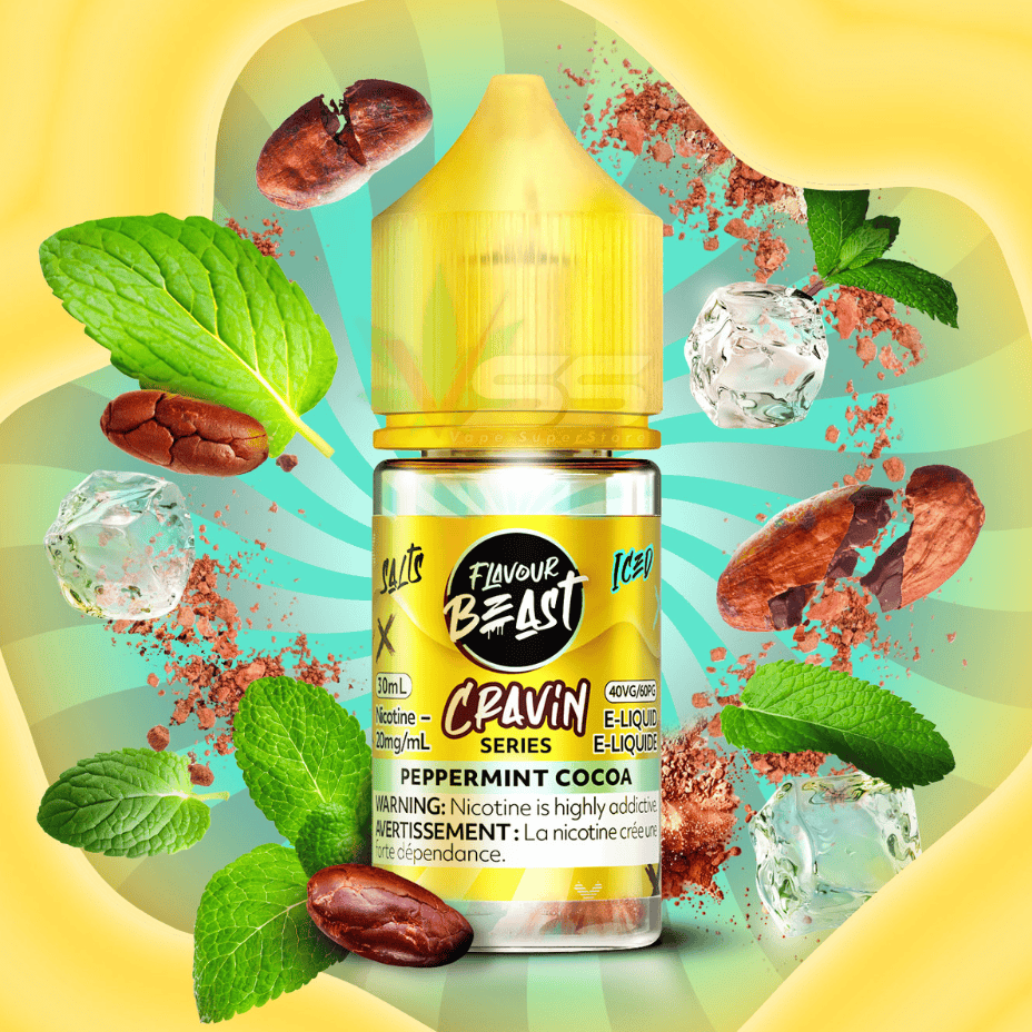 Flavour Beast Cravin' Salts - Peppermint Cocoa Ice Steinbach Vape SuperStore and Bong Shop Manitoba Canada