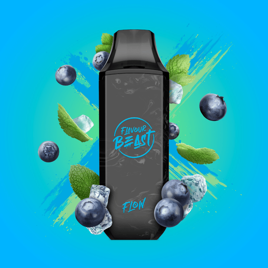 Flavour Beast Flavour Beast Flow Disposable-Blueberry Mint Iced 20mg / 4000 Puffs Flavour Beast Disposable-Blueberry Mint Iced-Steinbach Vape SuperStore & Bong Shop MB, Canada