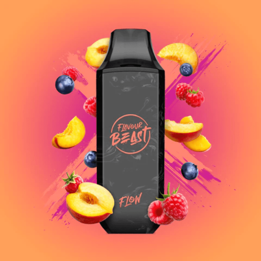 Flavour Beast Flow 4000 Puff Disposable-Packin Peach Berry 4000 Puffs / 20mg Steinbach Vape SuperStore and Bong Shop Manitoba Canada