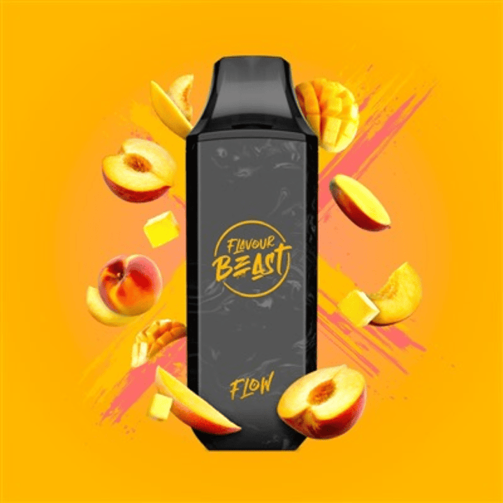 Flavour Beast Flow 4000 Puff Disposable Vape-Mad Mango Peach 10ml / 20mg Steinbach Vape SuperStore and Bong Shop Manitoba Canada