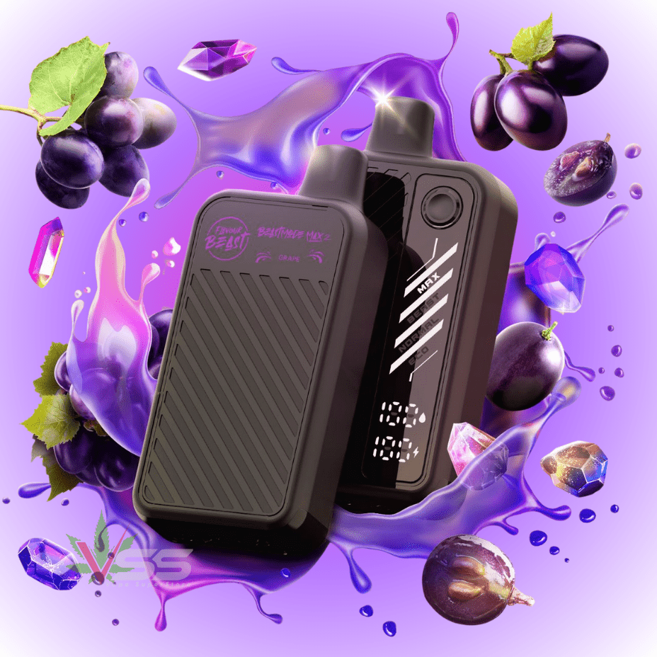 Flavour Beast Max 2 Disposable Vape-Gushin Grape 20mg / 50000 Puffs Steinbach Vape SuperStore and Bong Shop Manitoba Canada