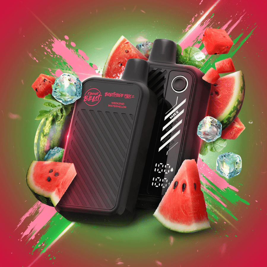Flavour Beast Max 2 50k Disposable Vape - Weekend Watermelon 20mg/mL / 50K Steinbach Vape SuperStore and Bong Shop Manitoba Canada