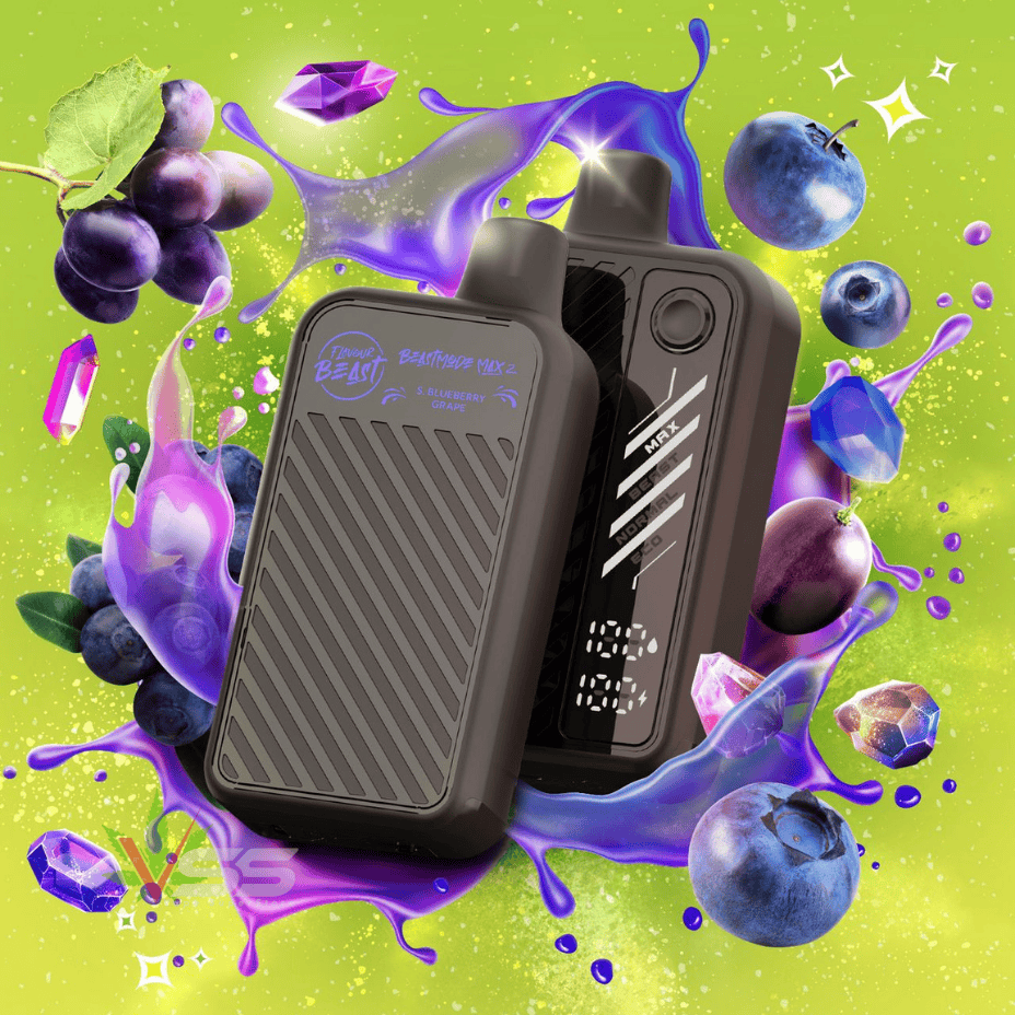Flavour Beast Mode Max 2 50k Disposable Vape Gushin S. Blueberry Grape Steinbach Vape SuperStore and Bong Shop Manitoba Canada