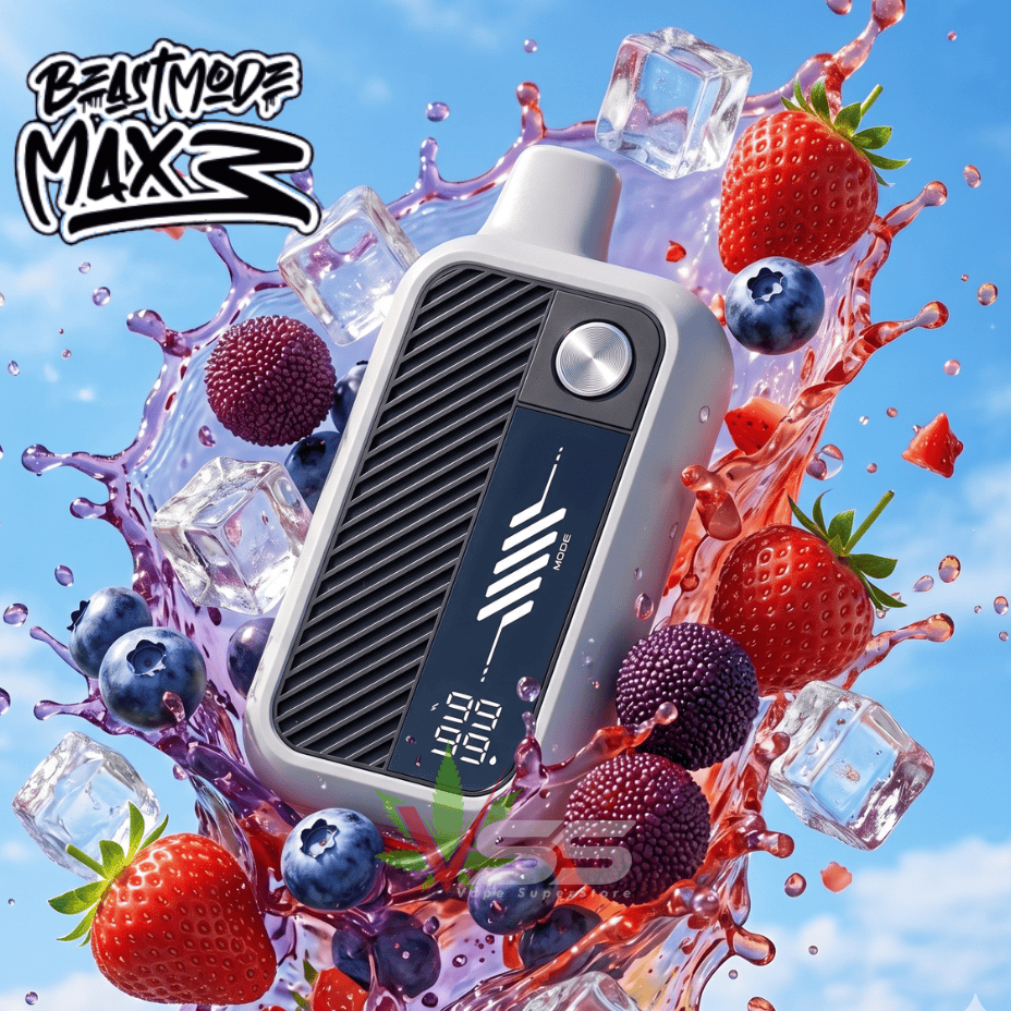 Flavour Beast Mode Max 3 60K Disposable Vape - Epic Sour Berries Ice 20mg / 60000 Puffs Steinbach Vape SuperStore and Bong Shop Manitoba Canada