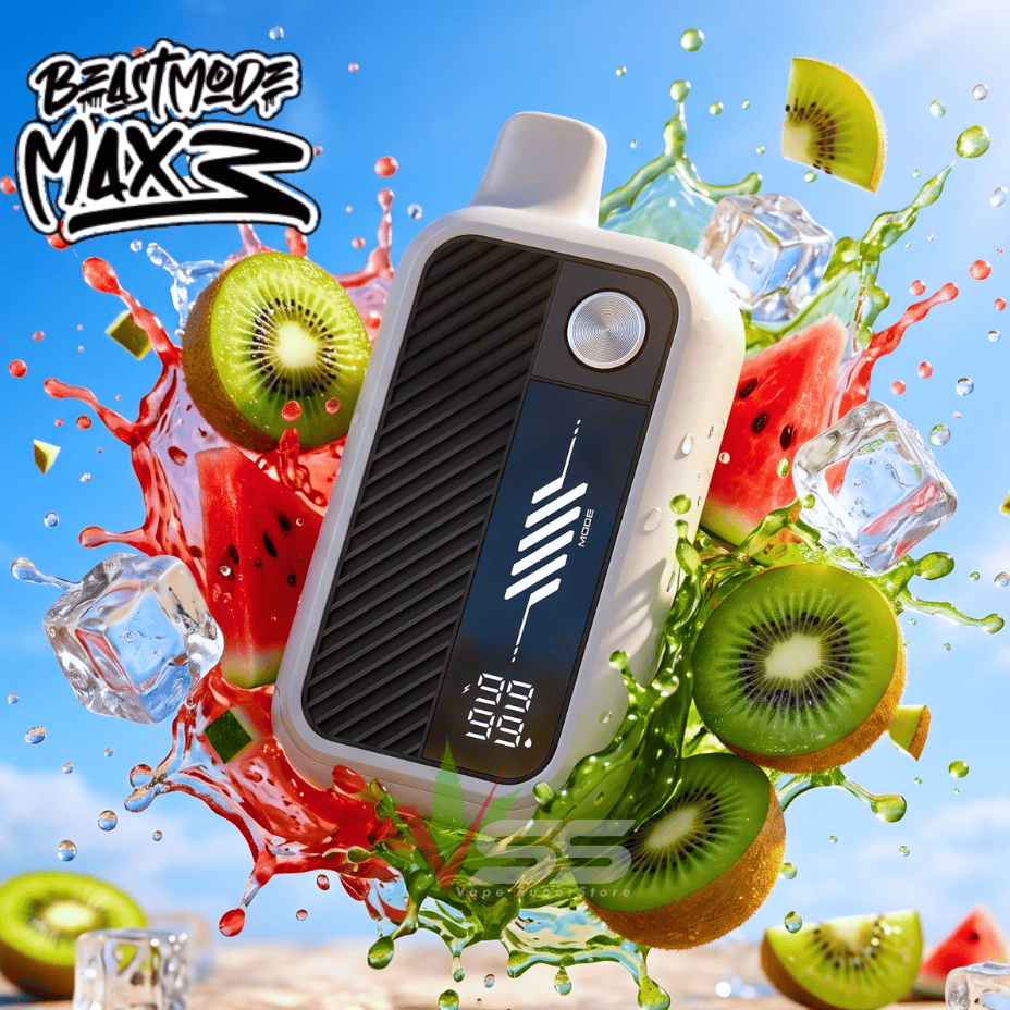Flavour Beast Mode Max 3 60K Disposable Vape - Epic Watermelon Kiwi Ice 20mg / 60000 Puffs Steinbach Vape SuperStore and Bong Shop Manitoba Canada