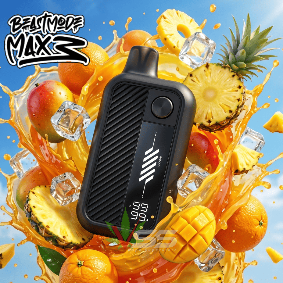 Flavour Beast Mode Max 3 60K Disposable Vape - Twisted Tropical KO Ice 20mg / 60000 Puffs Steinbach Vape SuperStore and Bong Shop Manitoba Canada