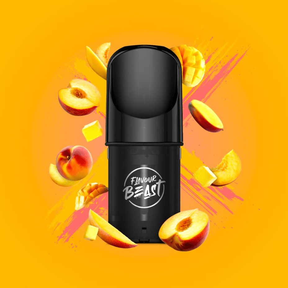 Flavour Beast Pods Mad Mango Peach (S-Compatible) 20mg Steinbach Vape SuperStore and Bong Shop Manitoba Canada