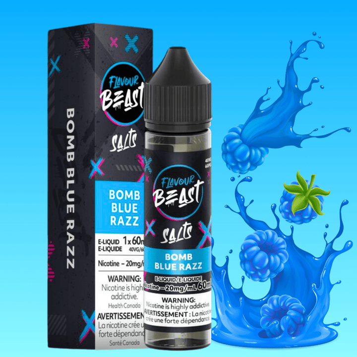 Flavour Beast Salt-Bomb Blue Razz-60ml 60ml / 20mg Steinbach Vape SuperStore and Bong Shop Manitoba Canada