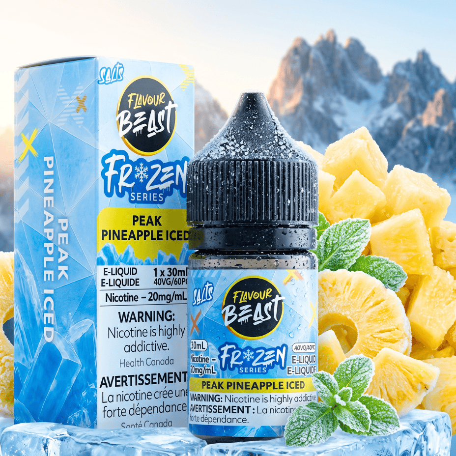 Flavour Beast Salt Frozen-Peak Pineapple Iced Steinbach Vape SuperStore and Bong Shop Manitoba Canada
