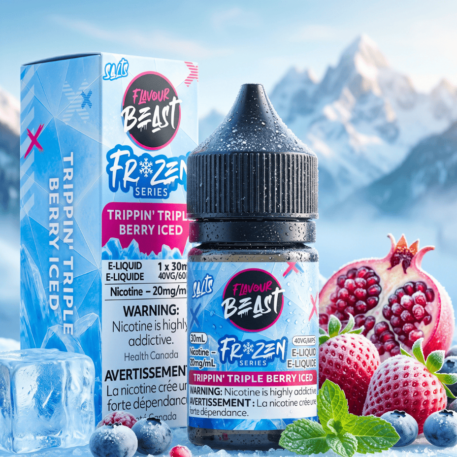 Flavour Beast Salt Frozen-Tripple Berry Steinbach Vape SuperStore and Bong Shop Manitoba Canada