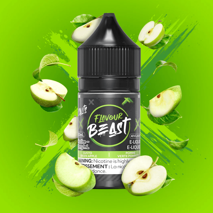 Flavour Beast Salt - Gusto Green Apple 30ml 30ml / 20mg Steinbach Vape SuperStore and Bong Shop Manitoba Canada