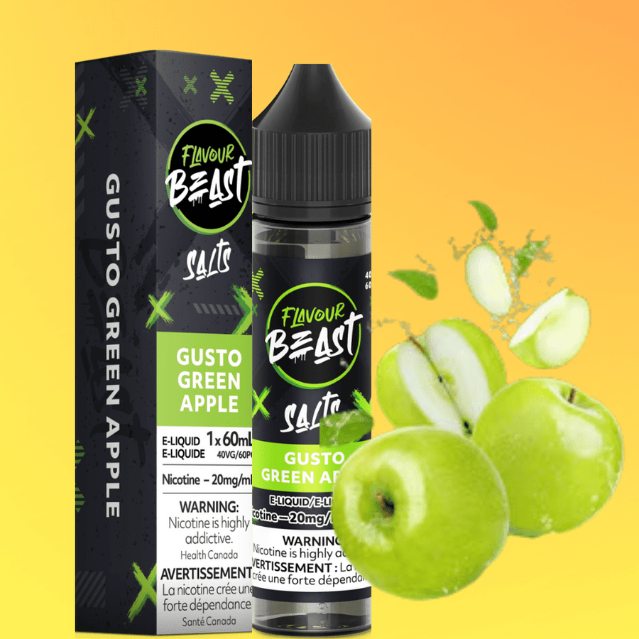 Flavour Beast Salt-Gusto Green Apple-60ml 60ml / 20mg Steinbach Vape SuperStore and Bong Shop Manitoba Canada