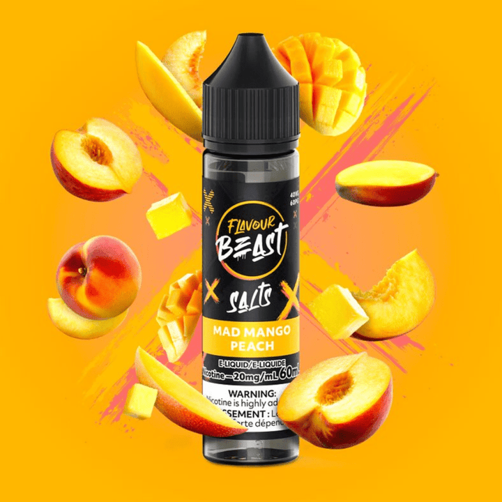 Flavour Beast Salt-Mad Mango Peach-60ml 60ml / 20mg Steinbach Vape SuperStore and Bong Shop Manitoba Canada