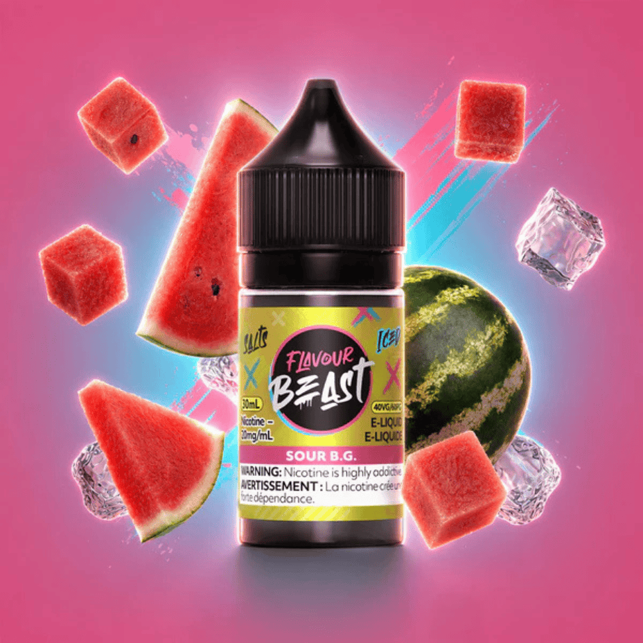 Flavour Beast Salt - Sour B.G. Iced 30ml 30ml / 20mg Steinbach Vape SuperStore and Bong Shop Manitoba Canada