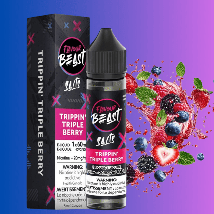 Flavour Beast Salt-Trippin' Triple Berry-60ml 60ml / 20mg Steinbach Vape SuperStore and Bong Shop Manitoba Canada