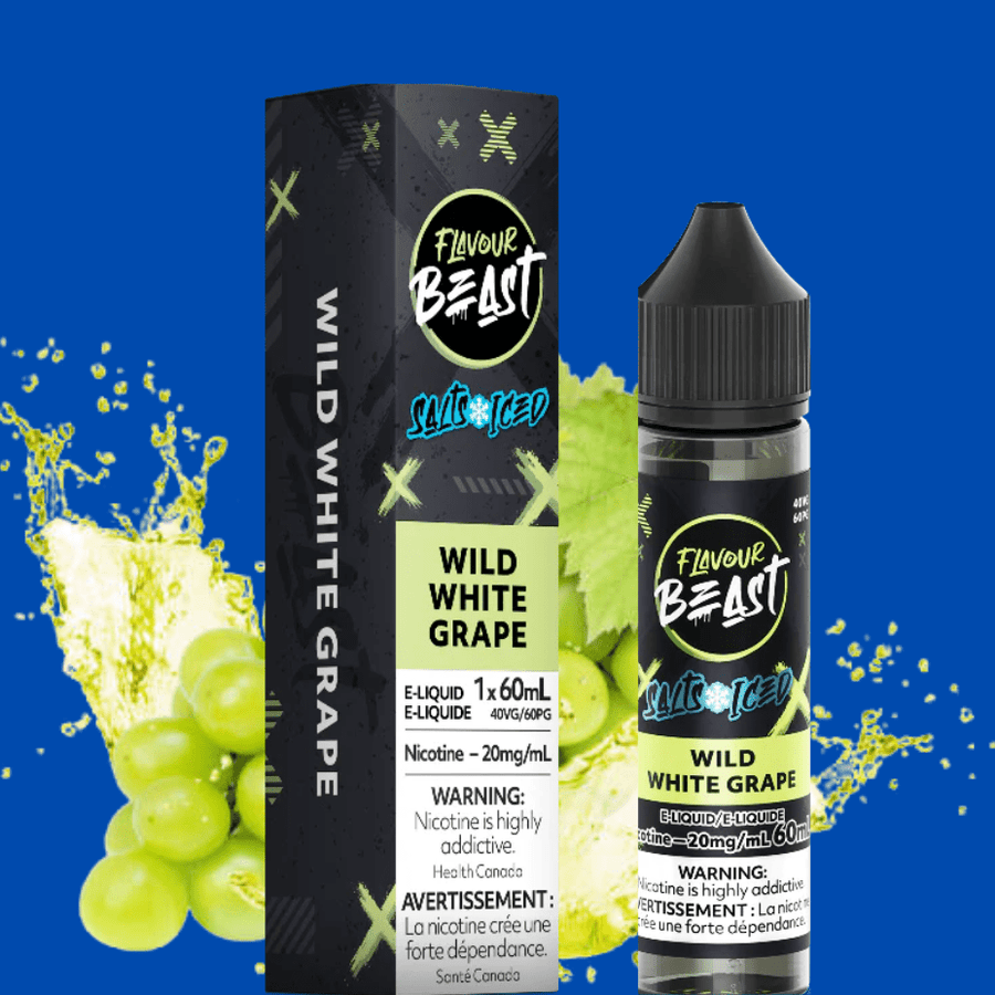 Flavour Beast Salt-Wild White Grape-60ml 60ml / 20mg Steinbach Vape SuperStore and Bong Shop Manitoba Canada