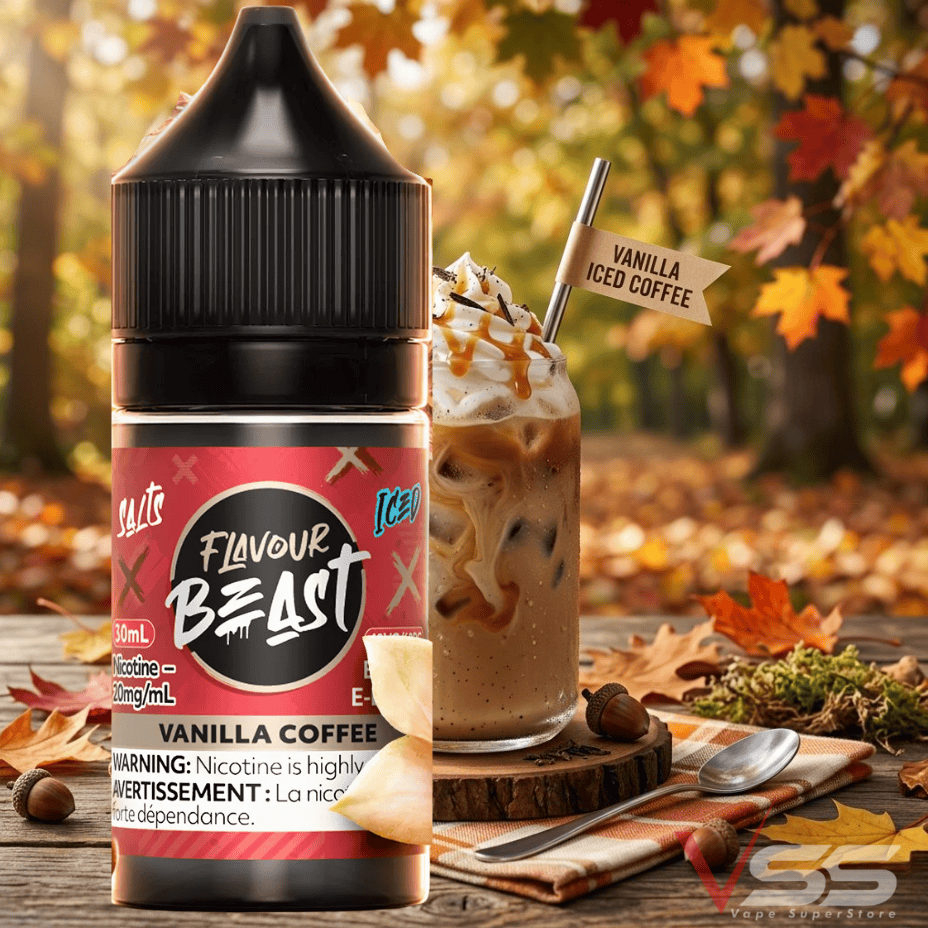 Flavour Beast Salts - Vanilla Coffee Iced 30ml 30ml / 20mg Steinbach Vape SuperStore and Bong Shop Manitoba Canada