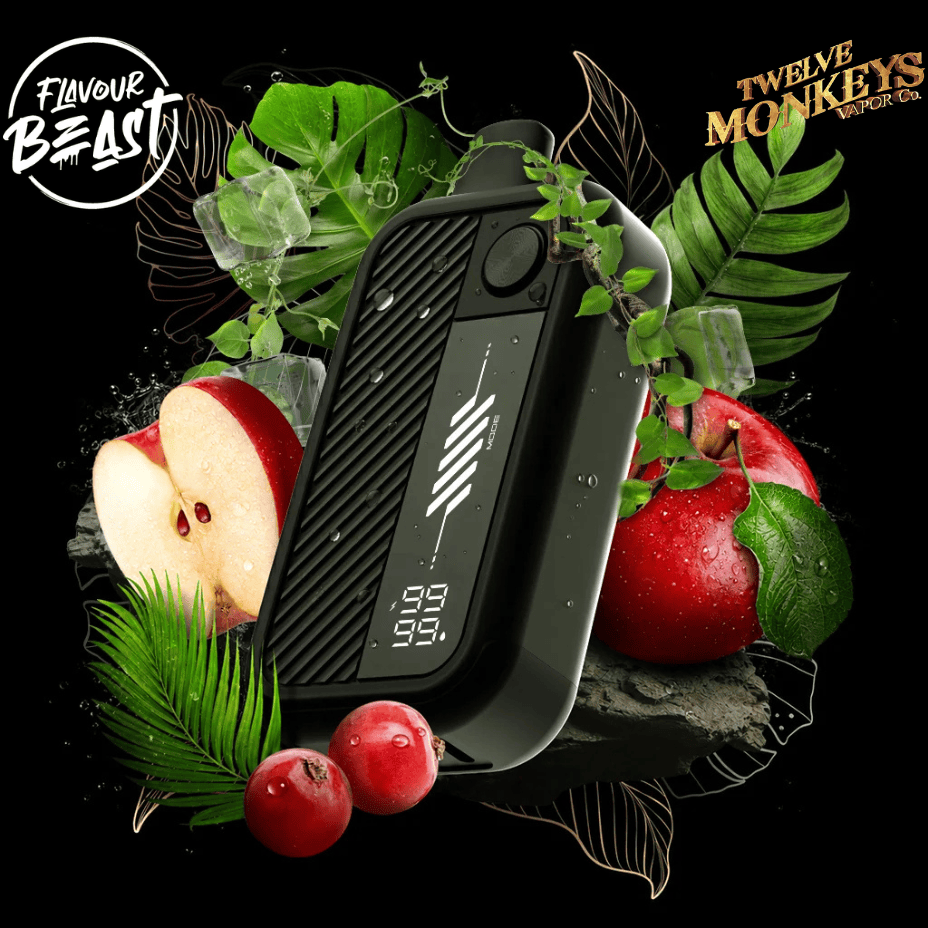 Flavour Beast X 12 Monkeys Beast Mode Max 3 60K Disposable-Hakuna Iced 20mg / 60K Steinbach Vape SuperStore and Bong Shop Manitoba Canada