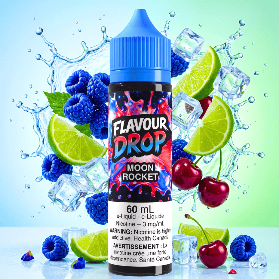 Flavour Drop E-Liquid - Moon Rocket 60ml / 3mg Steinbach Vape SuperStore and Bong Shop Manitoba Canada