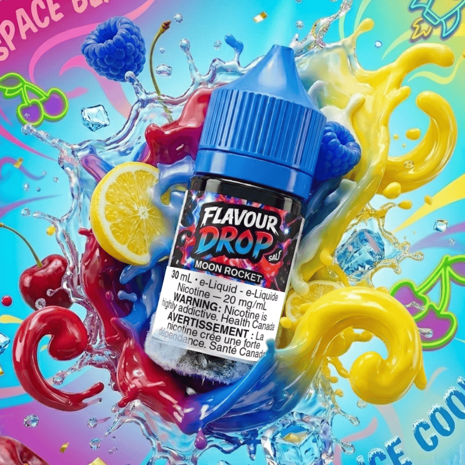 Flavour Drop Salts - Moon Rocket 30mL / 20mg Steinbach Vape SuperStore and Bong Shop Manitoba Canada