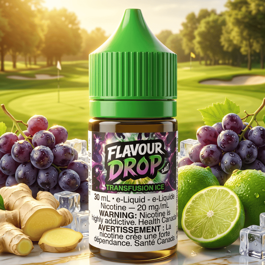 Flavour Drop Salts - Transfusion Ice 30ml / 20mg Steinbach Vape SuperStore and Bong Shop Manitoba Canada