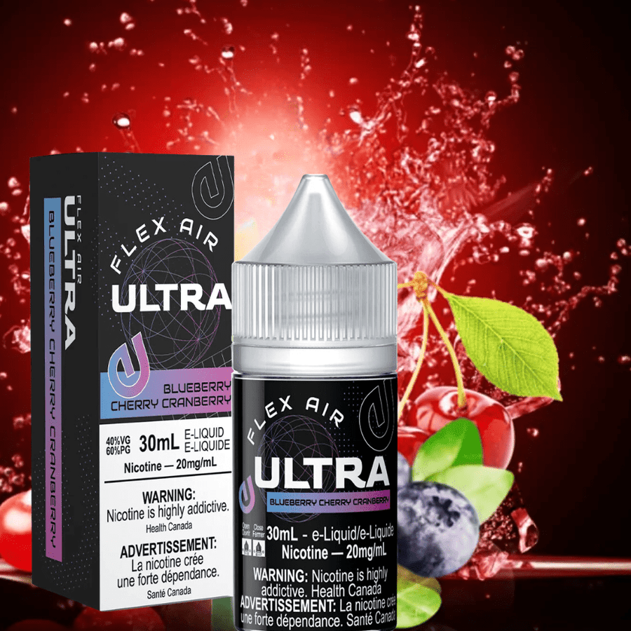 Flex Air Ultra Salt-Blueberry Cherry Cranberry Vapexcape Vape and Bong Shop Regina Saskatchewan