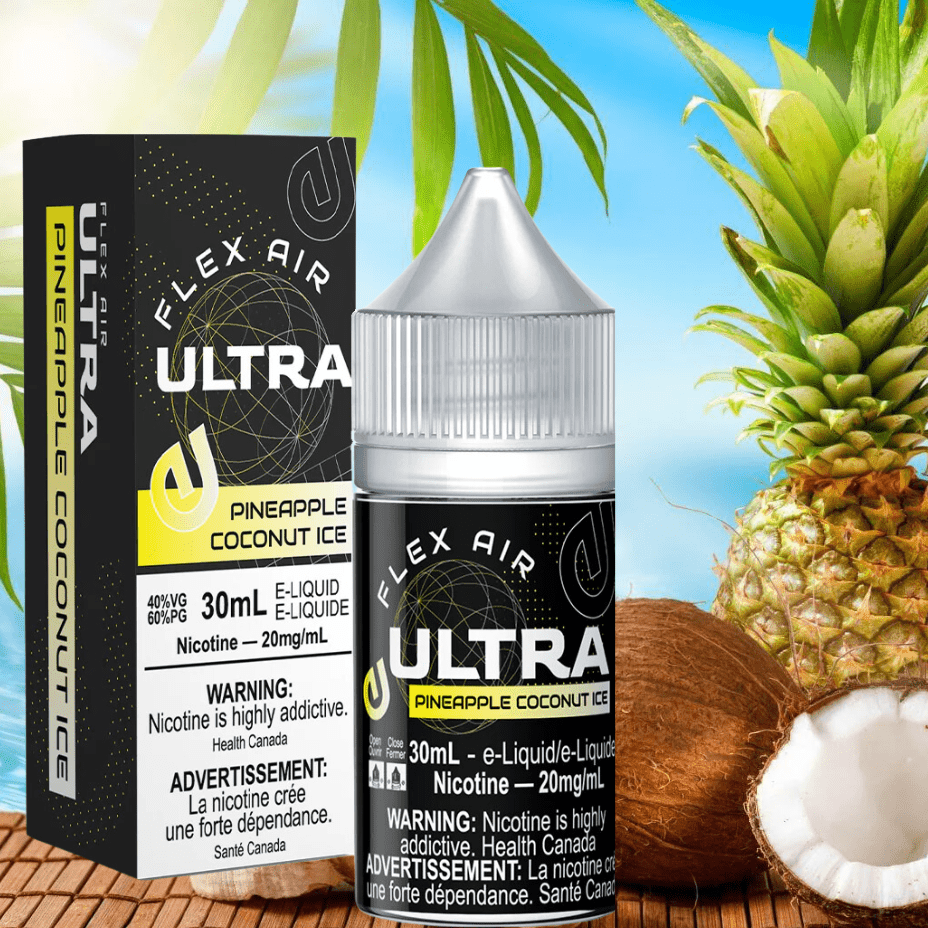 Flex Air Ultra Salt-Pineapple Coconut Vapexcape Vape and Bong Shop Regina Saskatchewan