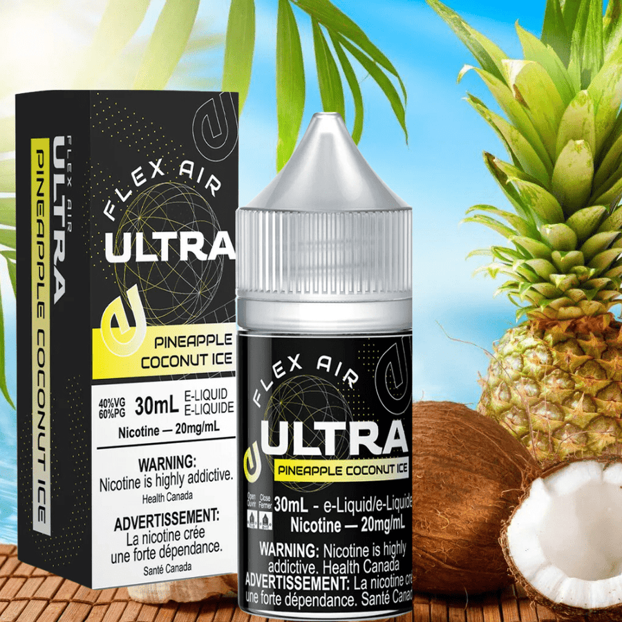 Flex Air Ultra Salt-Pineapple Coconut Vapexcape Vape and Bong Shop Regina Saskatchewan