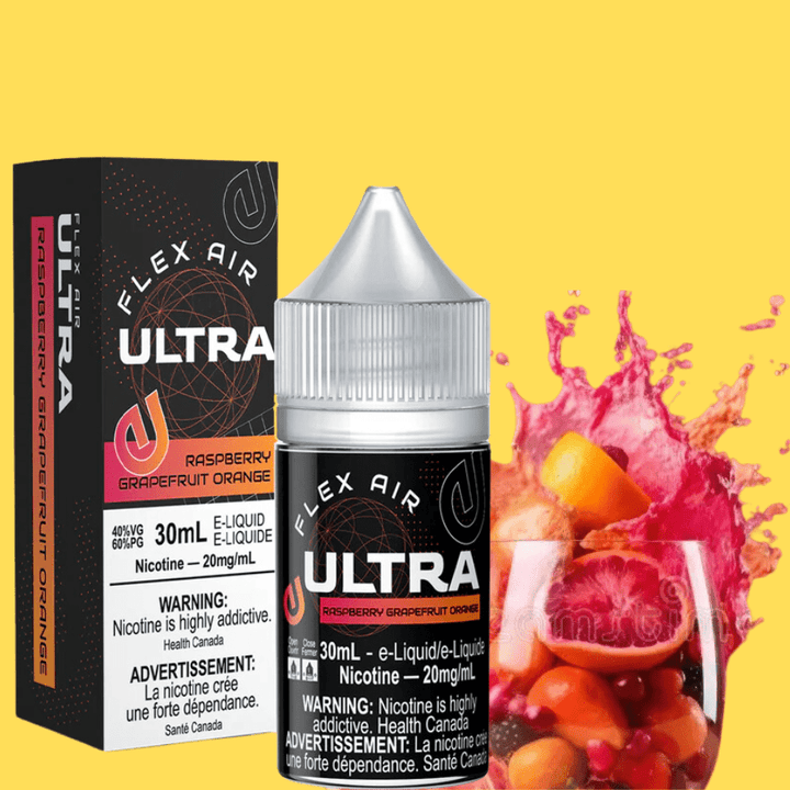 Flex Air Ultra Salt-Raspberry Grapefruit Orange Steinbach Vape SuperStore and Bong Shop in Manitoba Canada