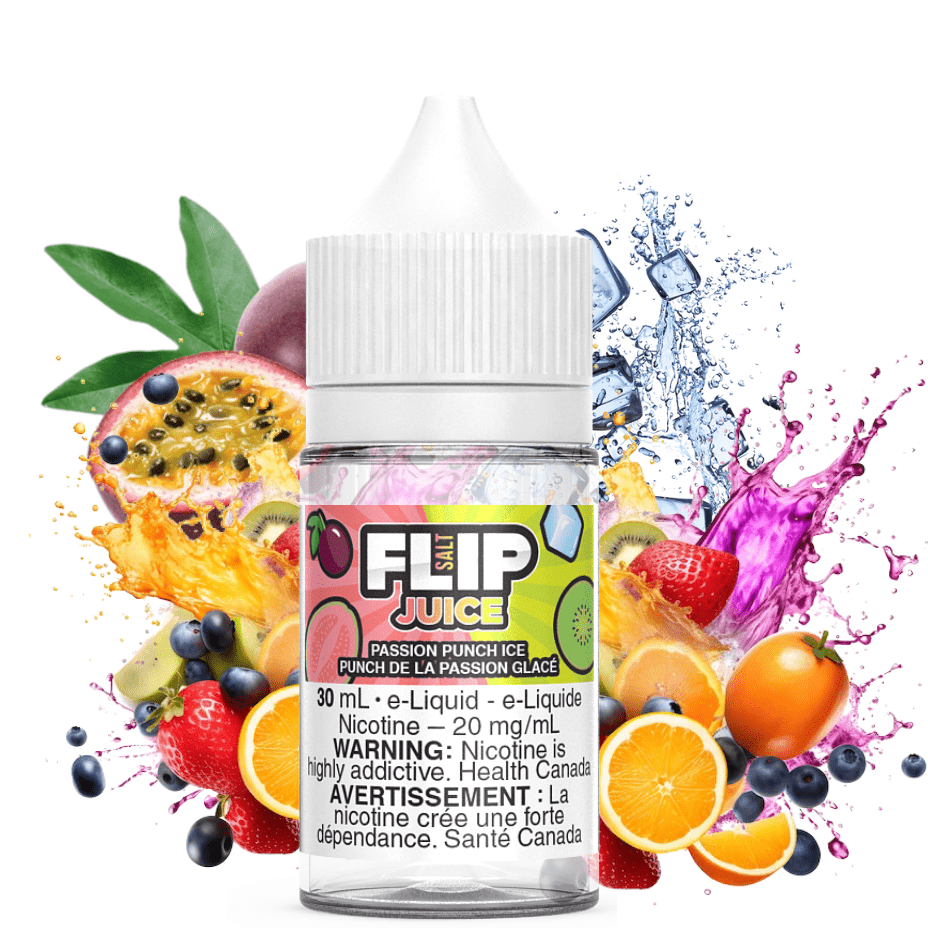 FLIP BAR Passion Punch Ice Salt by Flip Juice Steinbach Vape SuperStore and Bong Shop Manitoba Canada
