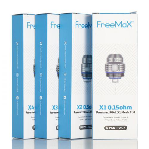 Freemax 904L X Mesh Coils-Fireluke 3 Mesh Series Coils 5/pkg / X1 Single Mesh-0.15 ohm Steinbach Vape SuperStore and Bong Shop Manitoba Canada