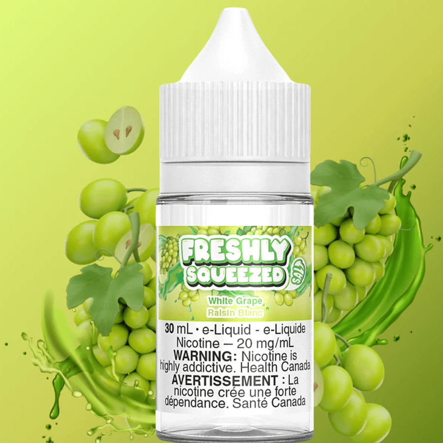 Fresh Squeezed Salt-White Grape 30ml / 12mg Steinbach Vape SuperStore and Bong Shop Manitoba Canada