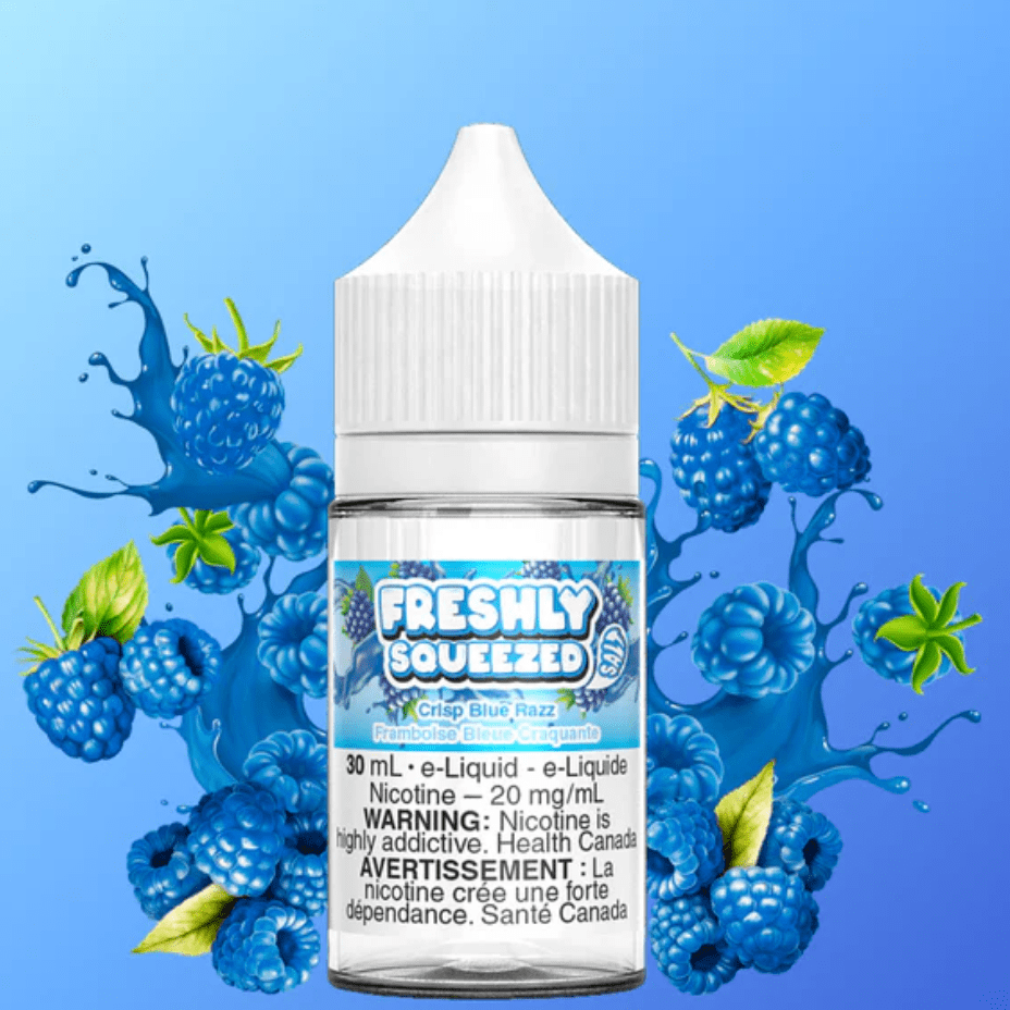 Freshly Squeezed Salt - Crisp Blue Razz 30ml 30ml / 12mg Steinbach Vape SuperStore and Bong Shop Manitoba Canada