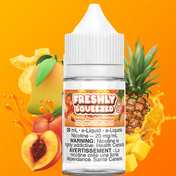 Freshly Squeezed Salt - Mango Peach Pineapple 30ml 30ml / 12mg Steinbach Vape SuperStore and Bong Shop Manitoba Canada