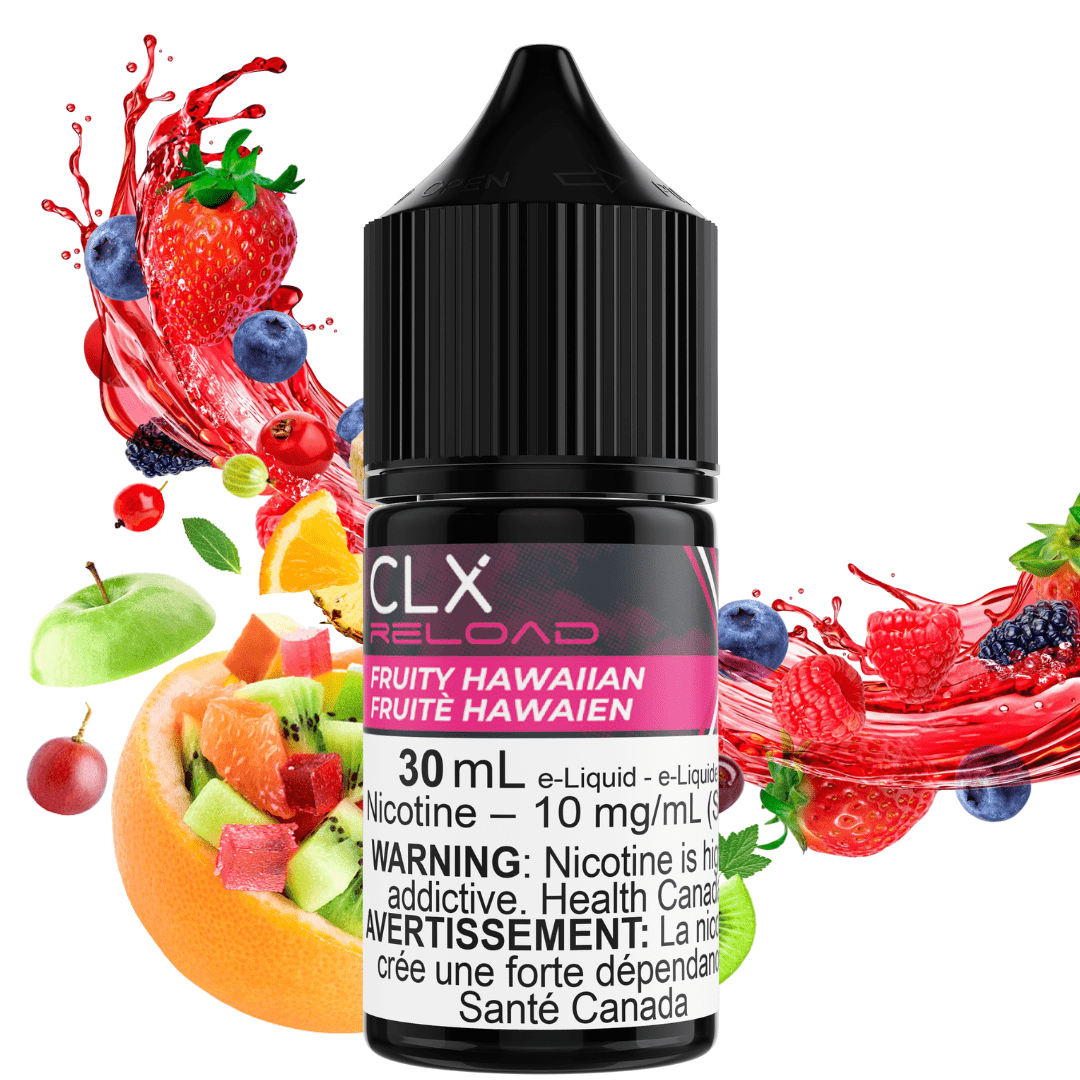 Fruity Hawaiian Salt by CLX Reload E-Liquid 30mL / 10mg Steinbach Vape SuperStore and Bong Shop Manitoba Canada