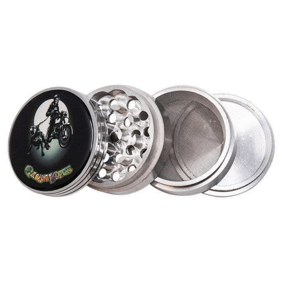 Ganja Vibes Aluminum 56mm Grinder 4pc Steinbach Vape SuperStore and Bong Shop Manitoba Canada