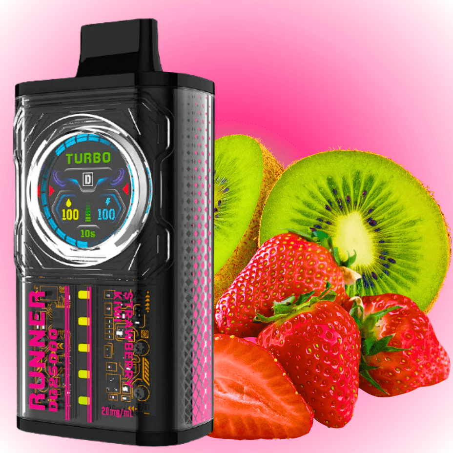 GCORE Runner 25K Disposable Vape - Strawberry Kiwi 20mg / 25000 Puffs Steinbach Vape SuperStore and Bong Shop Manitoba Canada