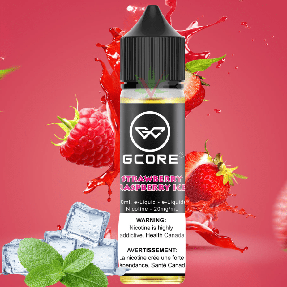 Gcore Salt-Strawberry Raspberry Ice-60ml Steinbach Vape SuperStore and Bong Shop Manitoba Canada