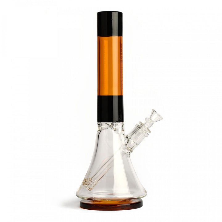 Gear Hylton 7mm Colored Beaker-13" 7mm / Orange Steinbach Vape SuperStore and Bong Shop Manitoba Canada