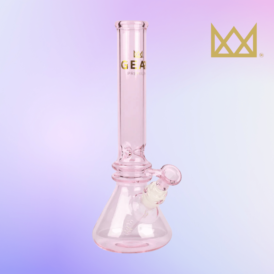 Gear Premium 5mm Freaker Beaker Tube 12" Pink Steinbach Vape SuperStore and Bong Shop Manitoba Canada