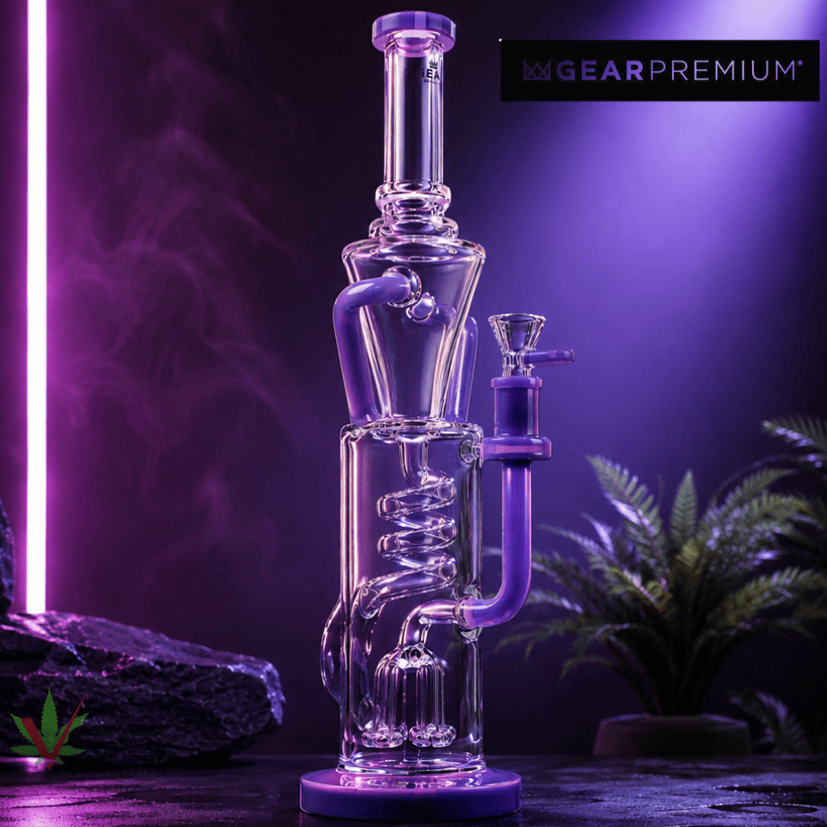 Gear Premium 7mm Slyme Coil Bubbler 14" 14" Steinbach Vape SuperStore and Bong Shop Manitoba Canada